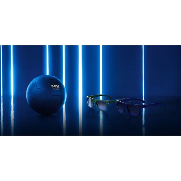 New HUGO BOSS Blue Square BOSS 1647/S PJPZ8 Sunglasses Women - Picture 4 of 5